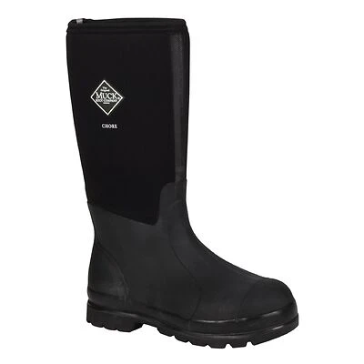 The Original Muck Boot Company Men's Chore Hi Waterproof Work Boot Black Size 6