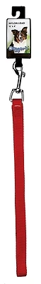 2930001 Adjustable Nylon Dog Lead, 0.62 X 48 In., Red, 10 Pk