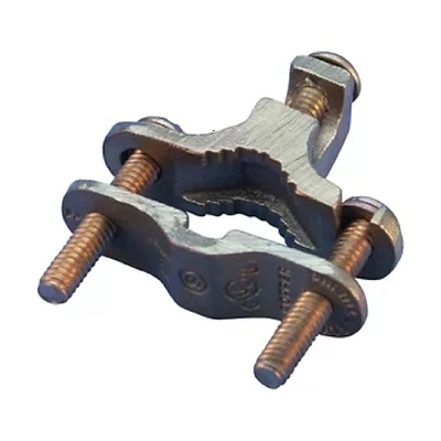 Ek17 Bronze Perpendicular Burial Ground Clamp For Rebar And Ground Rods