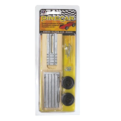 Pinecar Speed Racer Kit - 15 Piece Pine Car Derby Racer Set