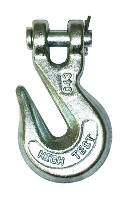 3/8 In. Grade 43 Clevis Grab Hook - 5400 Lb Load Capacity