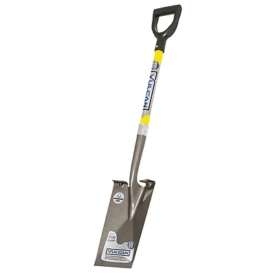 34540 Garden Spade Shovel, 7 In W Steel Blade, 29 In L Fiberglass Handle