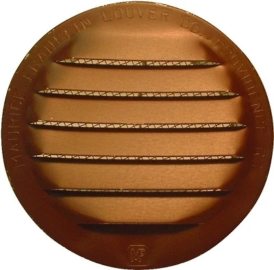 Rlb-100 2.5 Inch Round Aluminum Screen Louver - Brown