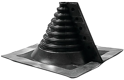 14049 Retro Fit Roof Flashing, 8 X 8 In, Epdm For 0.25-4 In Pipes