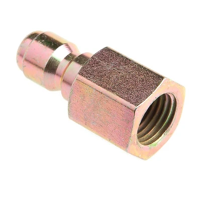 Forney 75315 Brass Air Coupler, 1/4 In. FNPT, Tru-Flate Style, 300 PSI