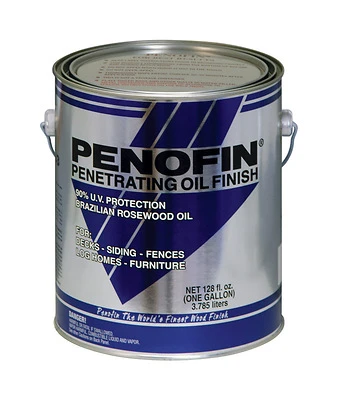 Penofin F3ETRGA Blue Redwood Semi-Transparent Oil-Based Wood Stain, 1 Gal.