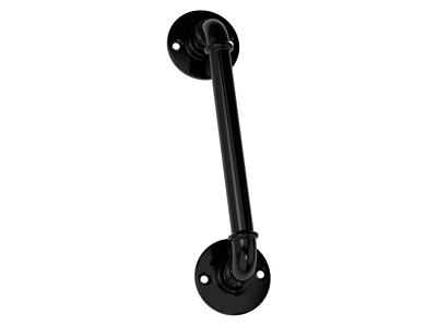 National Hardware N166-013 Industrial Pipe Handle, Black, 10.5 In.