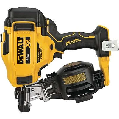 DeWalt DCN45RNB 20V Max 15 Degree Cordless Coil Roofing Nailer, Tool Only