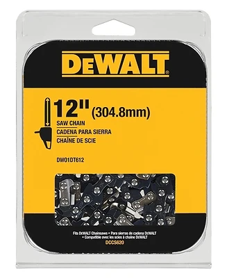 DeWalt DWO1DT612 Replacement Chainsaw Chain, 20V MAX, 12 In.