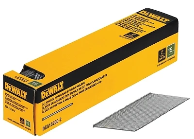 Collated Angled Finishing Nails, 15 Gauge, 2 In., 2,500-Pk.