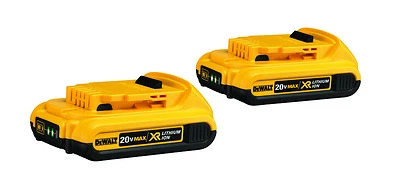 DEWALT 20V MAX DCB203-2 Rechargeable Battery, 20 V Battery, 2 Ah, 35 min Charging