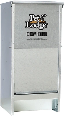 Chow Hound Automatic Dog Feeder Ch12, 12 Lb Capacity, Galvanized Steel