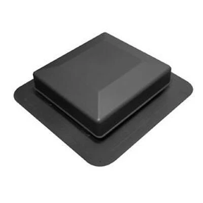 6050br Square Top Roof Vent, 50 Square Inch, Brown