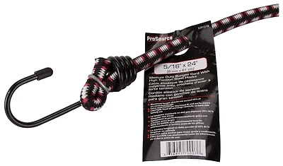 ProSource FH64017 Stretch Cord, 8 mm Dia, 24 In, Pack of 10
