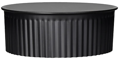 Manufacturing 8 Inch 24 Gauge Black End Cap For Stove Pipe Cleanout