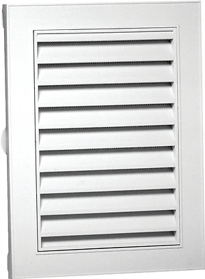 626080-00 18-inch X 24-inch White Rectangular Gable Vent