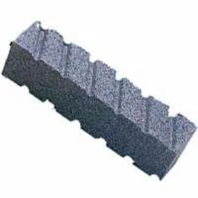 87845 Fluted Rubbing Brick, 8 X 2 X 2 Inches, Extra Coarse, 24 Grit