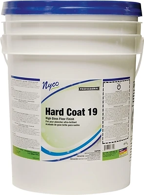 Nyco Nl167-p5 Hard Coat 19 Floor Finish, 5 Gallon, Acrylic, High Gloss
