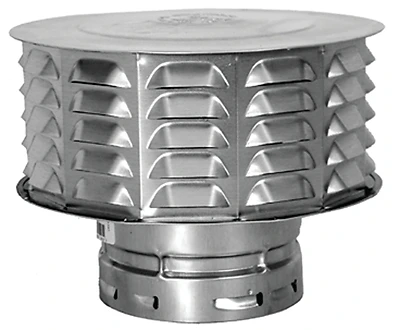5-inch Double Wall Gas Vent Cap - Model 5ecw