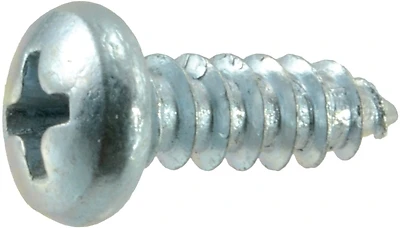 03238 Zinc Plated Self-tapping Screw #8 X 1/2 In, 100 Pk