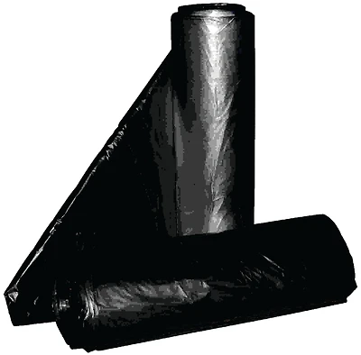 Rl-2423h Black Can Liner, 7-10 Gallon, 23" X 24", 0.8 Mil, Pack Of 500