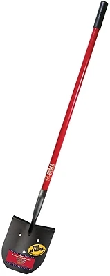 92704 14-gauge Rice Shovel With 9-1/4 In Blade And Fiberglass Long Handle