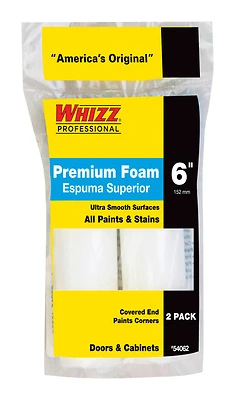 Foam 6 In. W X 1/2 In. Mini Paint Roller Cover 2 Pk - Model 54062