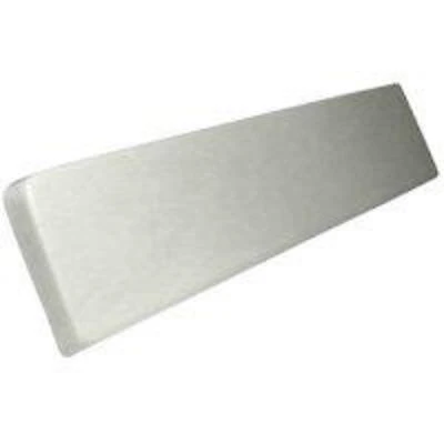 Right Hand Cultured Marble Sidesplash, 19 In. White - Model Ws19r