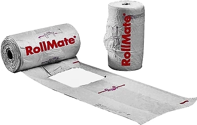 Rollmate 8116008 Large T-shirt Roll Bag, 7.2 In L X 15 In W, 4 Pk, White