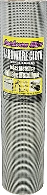 11033613 Galvanized Hardware Cloth, 24 In W X 100 Ft L, 19 Gauge