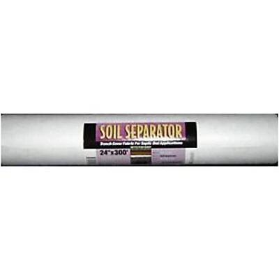 Soil Separator 24" X 300' Non-woven Fabric, Pack Of 4 Rolls