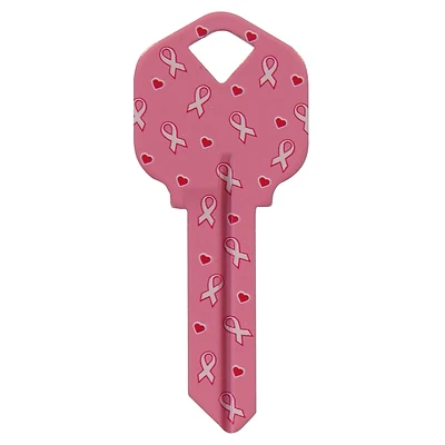 Hillman #66 Breast Cancer Awareness Key Blank