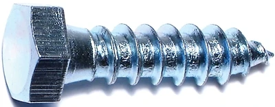 Zinc Plated Hex Lag Bolt 3/8 Inch X 1-1/2 Inch Model 01313