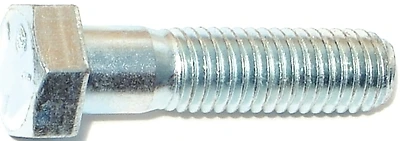1/2-13 X 2 In Hex Cap Screw, Zinc Plated, Grade 5, 50 Pk