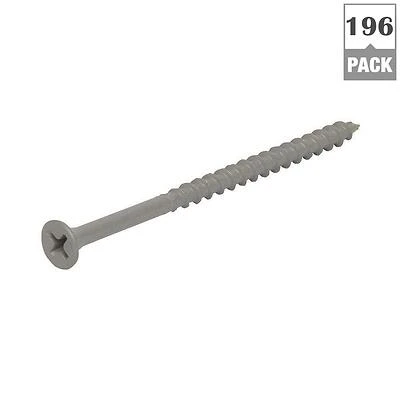 #6 X 1-1/4 Inch Polymer Coated Exterior Screws