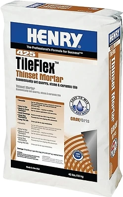 Henry 425 Tileflex 40 Lb Gray Thin-set Mortar For Tile Installation