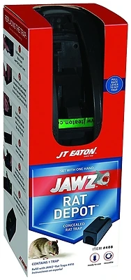 J.t. Eaton 408 Jawz Depot Covered Rat And Chipmunk Trap