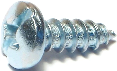 #14 X 3/4 In. Zinc Plated Combo Tapping Screws, 100 Pk