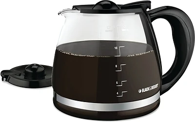 Black+Decker GC3000B 12-Cup Glass Replacement Carafe, Black