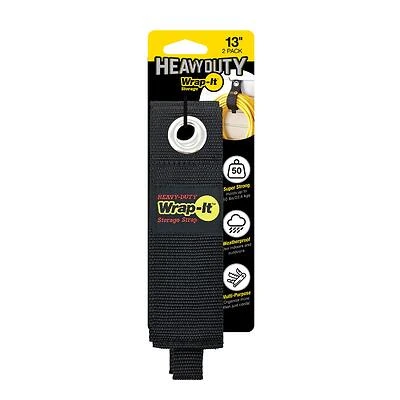 Wrap-It Storage 102-30BX Storage Strap, 3.8 in Dia, 2 in W, 13 in L, Polypropylene, 50 lb Working Load