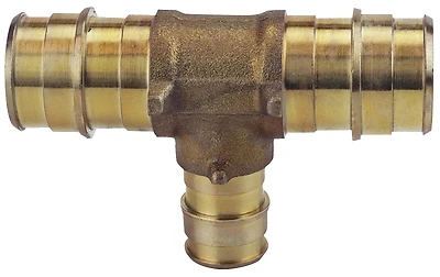 Apollo Brass PEX-A Reducing Tee, 3/4 In. x 3/4 In. x 1/2 In. Barb