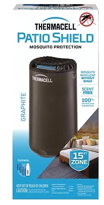 Thermacell Patio Shield MRPSL Mosquito Repeller, Graphite