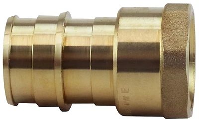 Apollo EPXFA3412 Brass PEX-A Adapter, 3/4 In. Barb x 1/2 In. FNPT