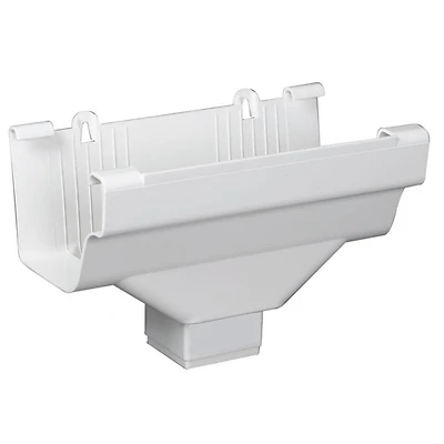 Euramax M0506-6 Vinyl Spike and Ferrule, White, 2 x 3-In.