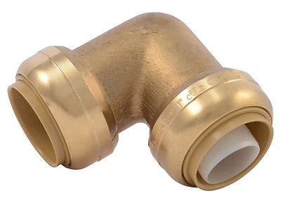 1 In. X 1 In. 90 Degree Push-to-connect Brass Elbow Fitting