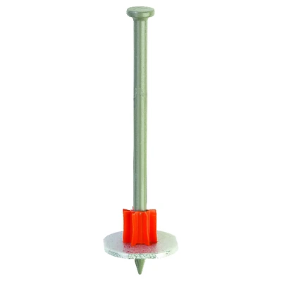 Ramset 09173 Drive Pin with Washer, 2-1/2 in L, Steel