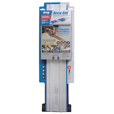 Kreg KMA2700 Accu-Cut Circular Saw Track Guide, Aluminum, 26-1/2 In.