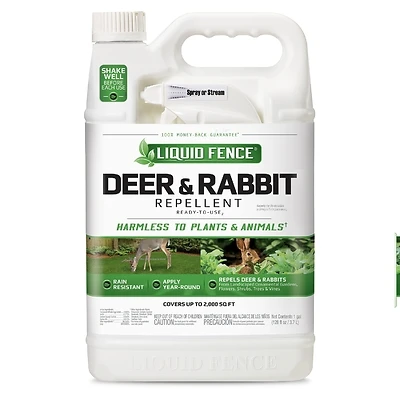 Liquid Fence HG-70109 Deer & Rabbit Repellent, Ready-to-Use, 1-Gallon