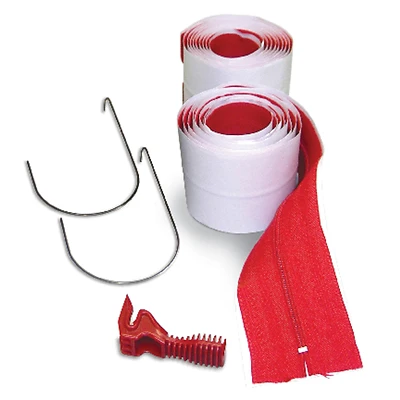 ZipWall HDAZ2 Heavy-Duty Zipper, 3 In. x 7 Ft. (2-Pack)