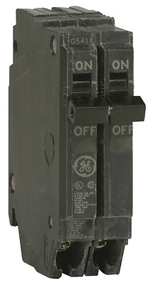 GE THQP220 Feeder Circuit Breaker, Double Pole, 20A, 120/240V